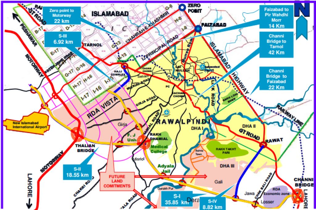 rawalpindi ring road map